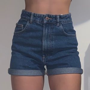 Zara High Waisted Jean Short